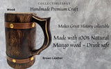 collectiblesBuy Antique Wooden Beer Mug Beverages Tankard Coffee Stein Groomsmen Idea Medieval Inspired Drinking Mug Kitchen Accessories Home Decor collectiblesBuy