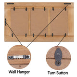 RiteSune 3 Picture Frames 4x6 for Wall, Photo Collage Frame Present for Birthday, Rustic Photo Frames for Home Wall Decor（White RiteSune