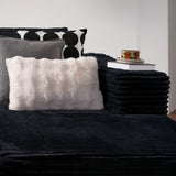 ovios 104" Cloud Sectional Couch with L-Shape Chaise,Modern Modular Sofa with Deep Seat, Upholstered Couches for Living Room Bedroom,No Assembly Required, Black (Plush Corduroy Fabric) ovios