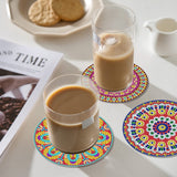 Vcekract Diamond Painting Coasters, 6 Pcs Mandala Diamond Art Coasters with Holder, Crafts Kits for DIY Coasters, Adult Crafts Projects Kits Women Vcekract