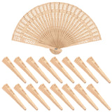 GNIEMCKIN 50 PCS Wooden Hand Fans, 8 Inch Foldable Wedding Hand Fans with Personalized Engraving, Perfect for Birthdays, Home Decor, Wedding and GNIEMCKIN