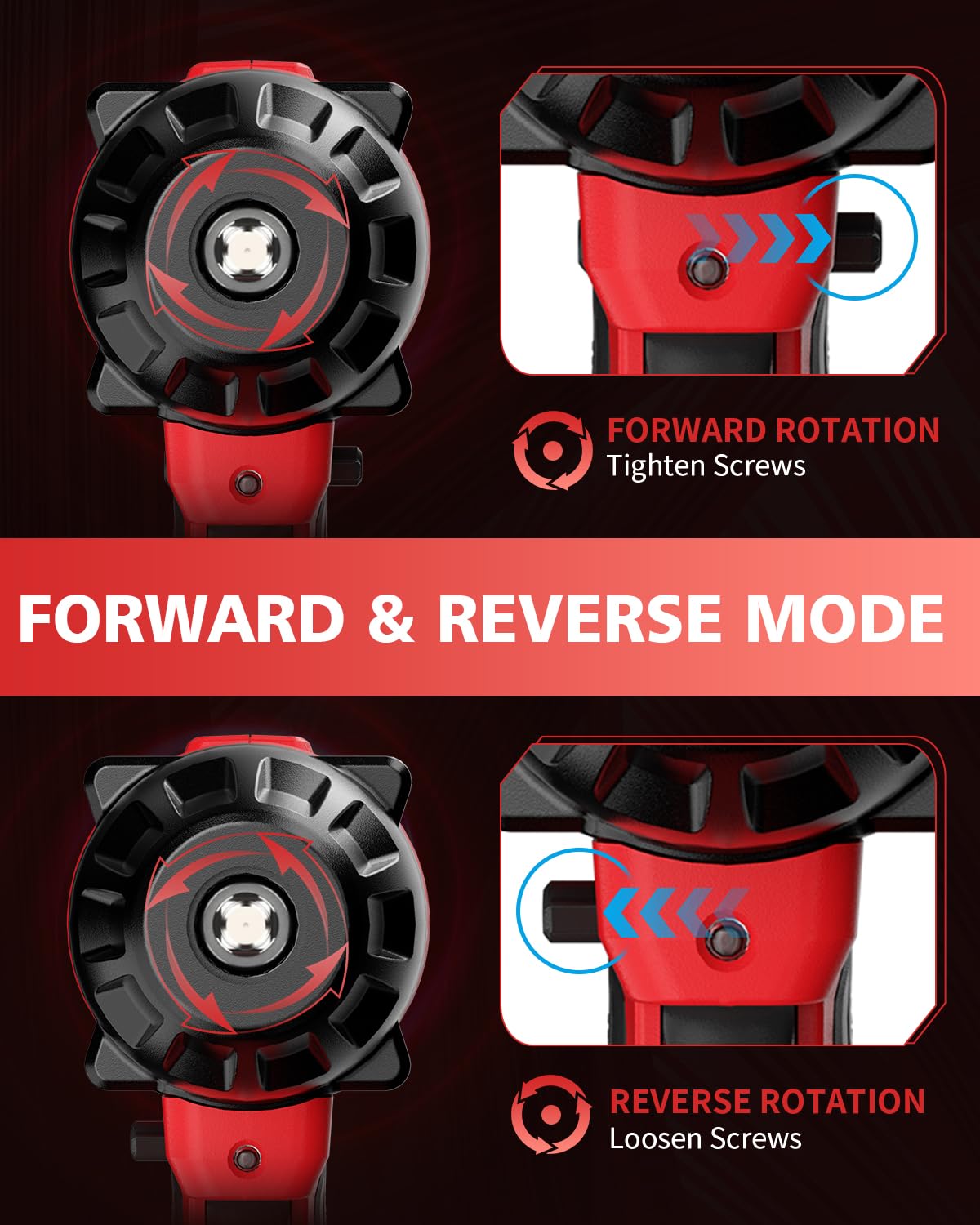 OMOLA Cordless Impact Wrench,1/2 impact gun，700 Ft-lb（950NM） High Torque 3200 RPM,with a 15C 21V 4.0Ah Li-Ion Battery, Fast Charger,Brushless motor，4 Sockets,Electric Impact Wrench for Car Tr - WoodArtSupply