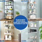 Storage Shelves 4-Shelf Shelving Metal Storage Rack Adjustable Heavy Duty Shelves, 22" L×12" W×42" H,1000 lb Capacity for Pantry, Office, Closet and Garage Shelves，Black Generic