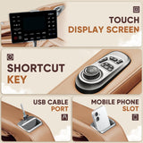 Homall 2025 Zero Gravity Full Body Massage Chair with SL-Track, Heating & AI Voice Control Shiatsu, Kneading, Tapping 8 Auto Programs 32 Airbags (Brown) Homall