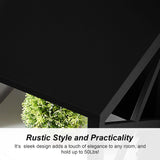 MNEETRUNG Small Bookcase,3 Tier Industrial Short Bookshelf with Metal Frame and Backboard,Low Black Bookshelf, Small Office Book Shelf for Small Spaces, Living Room, Bedroom and Home Office MNEETRUNG