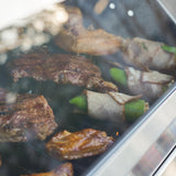 Monument Grills Outdoor Barbecue Stainless Steel 4 Burner Propane Gas Grill, 62,000 BTU Patio Garden Barbecue Grill with Side Burner, Infrared Technology and Knob Controls, Mesa415BZ with BBQ Cover Monument Grills