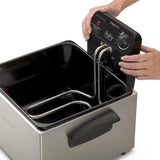 Presto 05466 Stainless Steel Dual Basket Pro Fry Immersion Element Deep Fryer Presto