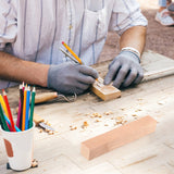 Sasylvia 30 Pieces Exotic Wood Blanks Pen Turning Supplies DIY Crafts Pen Turning Kit for DIY Crafts, 5 x 3/4 x 3/4 Inches(Textured) Sasylvia