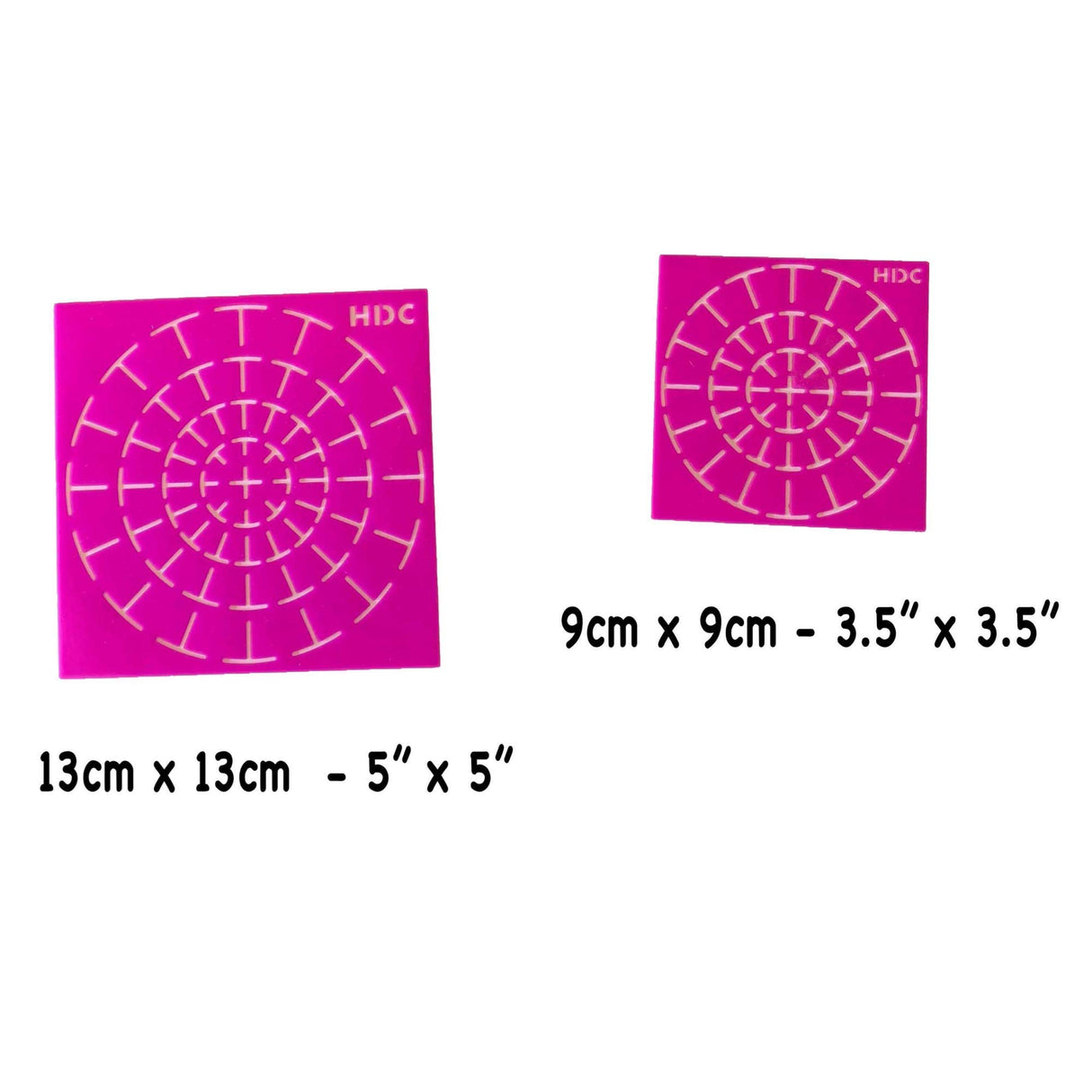 Super Flex Silicone Stencil Set - Dotting Tools - Happy Dotting Company - 2 pc Mandala Stencils - Ideal for Stone Art, Mugs, Bottles Happy Dotting Company