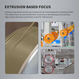 OVERTURE Super PLA+ Filament 1.75mm, Toughness Enhanced PLA Plus, Professional Toughness 3D Printer Filament 1kg (2.2lbs), High Precision +/- 0.02mm (Light Brown) OVERTURE