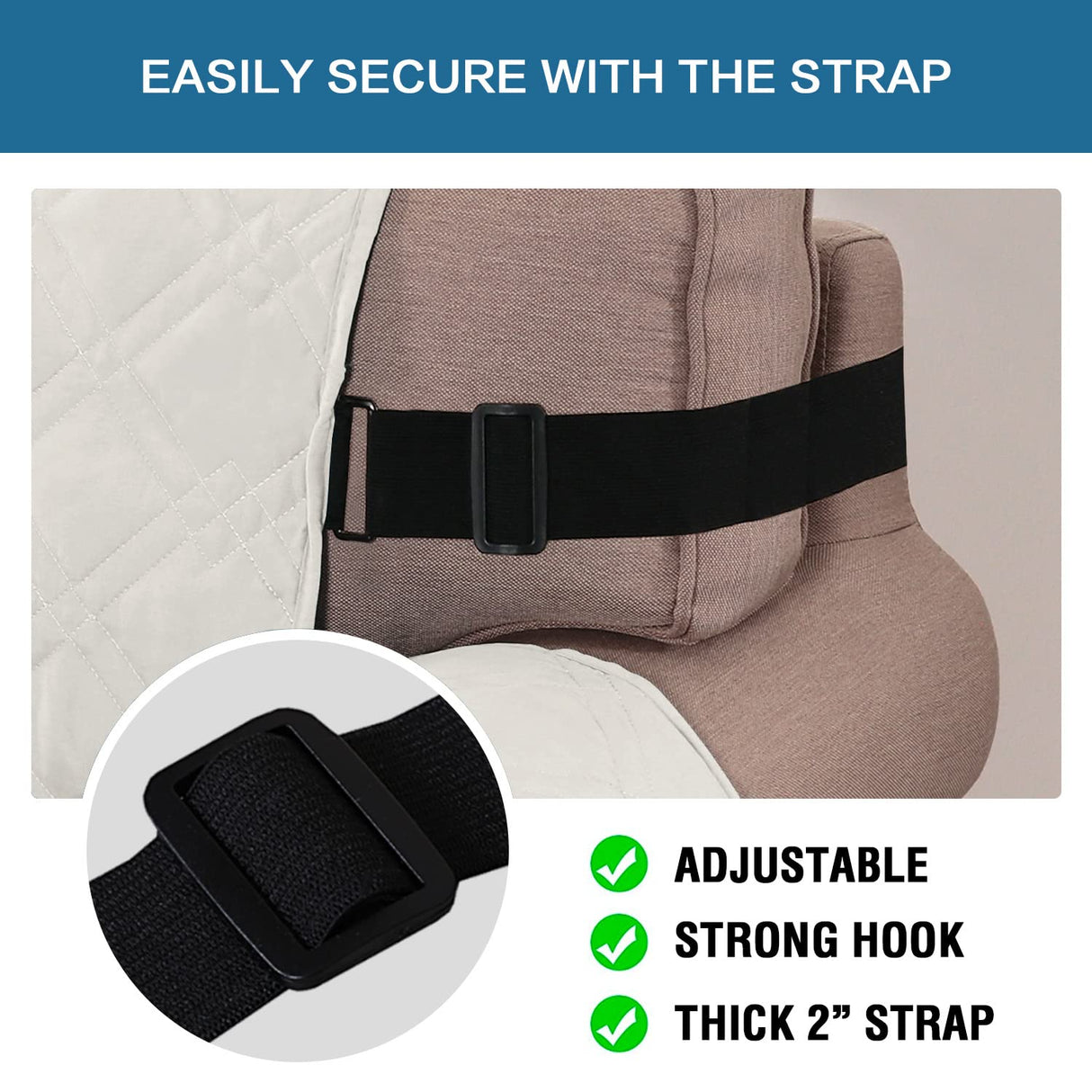 H.VERSAILTEX 100% Waterproof Sofa Slipcover Washable Loveseat Cover for 2 Cushion Cover Non-Slip Furniture Protector with Silicone Backing Couch Cover for Pets (Oversized Loveseat, Off White) H.VERSAILTEX