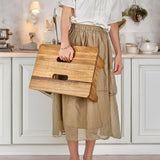 Wooden Step Stool, One Step Stools for Adults, 9'' Small Kitchen Stepping Stool,Heavy Duty Beside Step Stools for High Beds, Bedroom Foot Stool LiTY