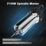 Genmitsu CNC Machine 4040-PRO MAX with 710W Trimmer CNC Router & Linear Rail Driven, 3 Axis Engraving Machine for Wood Metal Acrylic Cutting Milling, GRBL Control, Work Area 400 x 400 x 78mm Genmitsu