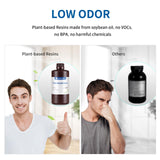 ANYCUBIC 3D Printer Resin, 405nm Plant-Based Rapid Resin, Low Odor, Photopolymer Resin for LCD 3D Printing,1kg Grey ANYCUBIC