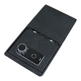 JIKE Center Console Gun Safe - Console Gun Vault Compatible with Tesla Model 3 2024-2025, for Model Y 2025, High Security Armrest Lock Box with Fingerprint Lock with Backup Key JIKE