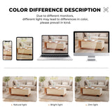 Aivermeil 42"- 65" Extendable Coffee Table with Storage, Reversible Wood Coffee Table with 2 Drawers, Two-Tone Large Adjustable Center Table for Living Room, Office (Walnut B) Aivermeil