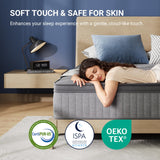 Avenco Full Size Mattress, 10 Inch Full Mattress in a Box, Medium Firm Hybrid Mattresses with Smarts™ Coil and Gel Memory Foam for Cool Night Sleep & Pressure Relief, CertiPUR-US Certified Avenco