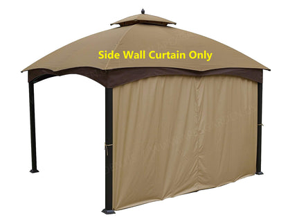 APEX GARDEN Universal 12' Privacy Panel Curtain for 10' and 12' Gazebo (Side Wall Curtain Only)