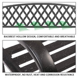 Park Bench Metal Bench 50 Garden Bench Chair Outdoor Benches Clearance Patio Bench Yard Bench Porch Work Entryway Steel Frame Furniture FDW