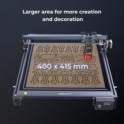 Creality Falcon 5W Laser Engraver, 72000mW Output Power Efficient Laser Engraving Machine, 10W Laser Cutter, CNC Machine for Wood, Metal,Paper, Acrylic, Leather - WoodArtSupply