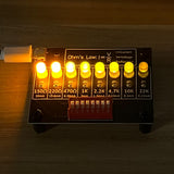 Soldering Practice Kit DIY Practical Electronic Circuit Project Resistor Learning Board tingbowie