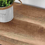 FATORRI Rustic 6 Cube Storage Organizer Shelf, Wood and Metal Cubby Bookcase, Industrial 4 Tier Cube Bookshelf (Rustic Oak) FATORRI