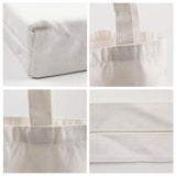 OKBA 12 pcs Sublimation Tote Bags bulk,polyester tote bags for sublimation, blank canvas tote bags,reusable shopping bag 15 * 16 * 2 in OKBA