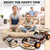 Self-Centering Steering Remote Control Car，STEM Projects for Kids Ages 8-12，Engineering kit, DIY rc car kit, STEM Kits for Kids Ages 8-12 ScienSta