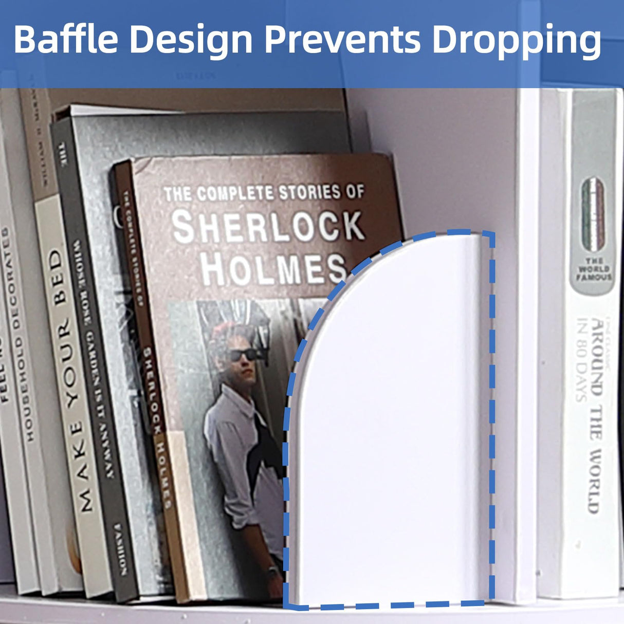 Rotating Bookshelf Tower, 360 Display Spinning Bookshelf, PVC Narrow Book Shelf Organizer, Corner Floor Standing Bookcase for Bedroom, Living Room, Study Room, Small Space (5 Tier) Buzleer