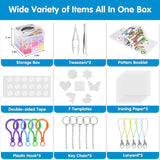 LULUETPUE Fuse Beads Kit,10000PC 5MM Melty Beads Set, Iron Melting Beads Craft Kit with Pegboards,Ironing Paper and Chain Accessories, Arts and Crafts Set for Kids Boys Girls Christmas Birthday Gift LULUETPUE