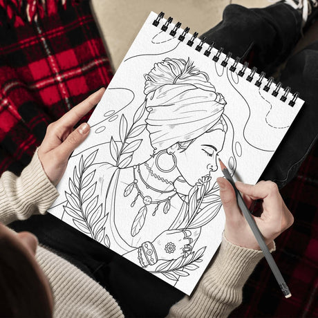SOUTHERN LOTUS Minimalist Art Life Spiral Bound Adult Coloring Book - Explore Mindful Coloring with Abstract Patterns. Minimalism and Artistic Creativity with Unique Undefined Designs. Relaxation SOUTHERN LOTUS
