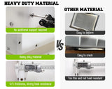 GROWLING Reusable Epoxy Resin Mold 24x12x3 Inches, Adjustable Fastening and Leveling, Heavy Duty Large Resin Mold for River Tables, Coffee Tables, Trays, Cutting Boards, DIY Resin Art Etc. GROWLING