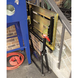 Eastwood Adjustable Steel Welding Table Strong Hold Industrial Workbench Table Welding 14 Gauge Plated Work Surface Eastwood