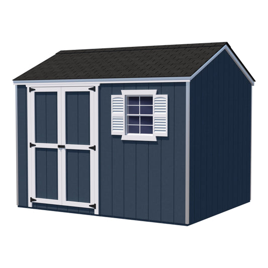 Little Cottage Co. 8x8 Value Workshop Shed, Wood Do-It-Yourself Precut Kit, Outdoor Storage for Backyard, Garden, Patio, Lawn - WoodArtSupply