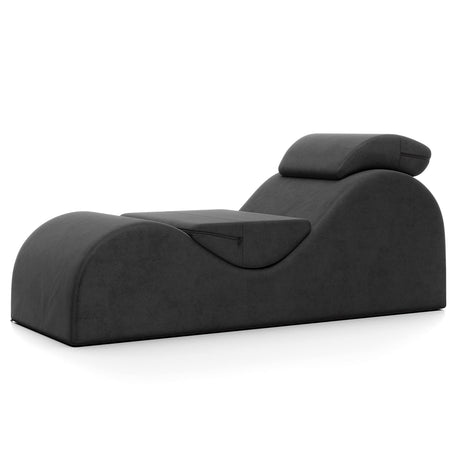 Avana Luvu Lounger - Chaise Lounge Chair for Yoga, Exercise, Massage - High Density Foam - Made in The USA - Black Avana