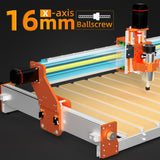 FoxAlien XE-PRO 8040 Extension Kit with Upgraded Hybrid Spoilboard for X-axis, Compatible with XE-PRO CNC Router Machine FoxAlien