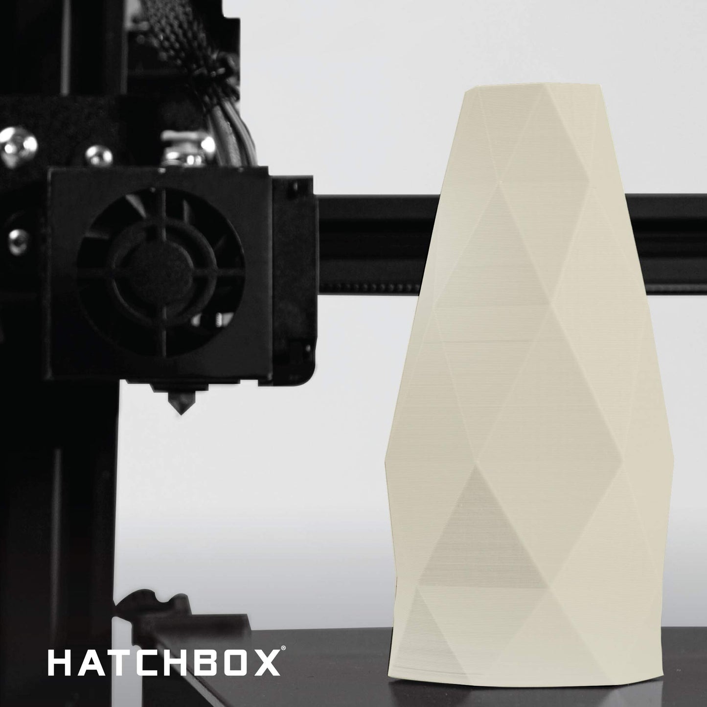 HATCHBOX PLA 3D Printer Filament, Dimensional Accuracy +/- 0.03 mm, 1 kg Spool, 1.75 mm, Glow in The Dark - WoodArtSupply