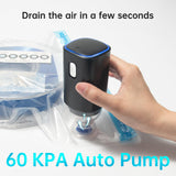 BIQU Filament Storage Bags Kit 65PCS, 20 PCs 3D Printer Filament Vacuum Bags With Auto Pump/Desiccants/Humidity Indicator/Sealing Clips, to Keep Filament Dry, Dust and Humidity Proof BIQU