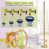 Paint Mixer for Drill - Drill Paint Mixer Works with Any Drill Bit - Rust-Proof Paint Stirrer for Drill - Paint Stirring Drill Attachment for 1-5 Gallon Bucket - Drill Mixer for Paint, Resin & Epoxy VIXAVI