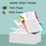 Printers Jack Compatible 502 T502 Refill Ink Bottles Replacement for EcoTank ET-2750 ET-3750 ET-4750 ET-2760 ET-3760 ET-4760 ET-2700 ET-3700 ET-3710 ET-15000 ST-2000 ST-3000 ST-4000 Printer Printers Jack