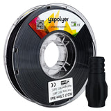 YXPOLYER PA12-CF Filament Chopped Carbon Fiber Nylon Filament 1.75mm 500g 1.1lbs Nylon Filament 1.75 3D Printer Filament yxpolyer