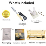 Custom Branding Iron for Food, Leather, and Wood - Personalised Burger Bun Stamp by Ashley0921 Ashley0921-custom personalized stamps-