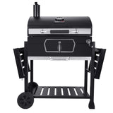 Royal Gourmet CD2030AN 30-Inch Charcoal Grill, Deluxe BBQ Smoker Picnic Camping Patio Backyard Cooking, Black, Large Royal Gourmet