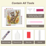 Anuver Raccoon Diamond Painting Kits for Adults, 5D DIY Diamond Art Kits for Beginners, Full Drill Diamond Painting Kits for Home Wall Decor, 12x12 Inch Anuver