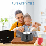 Wax Melter for Candle Making - Candle Wax Melter 16 oz, Candle Making Supplies with Candle Melting Pot，Candle Making Kit for Beginners，Wax Melting Pot with LED Temperature Display，Perfect Set Gift Mamajardin