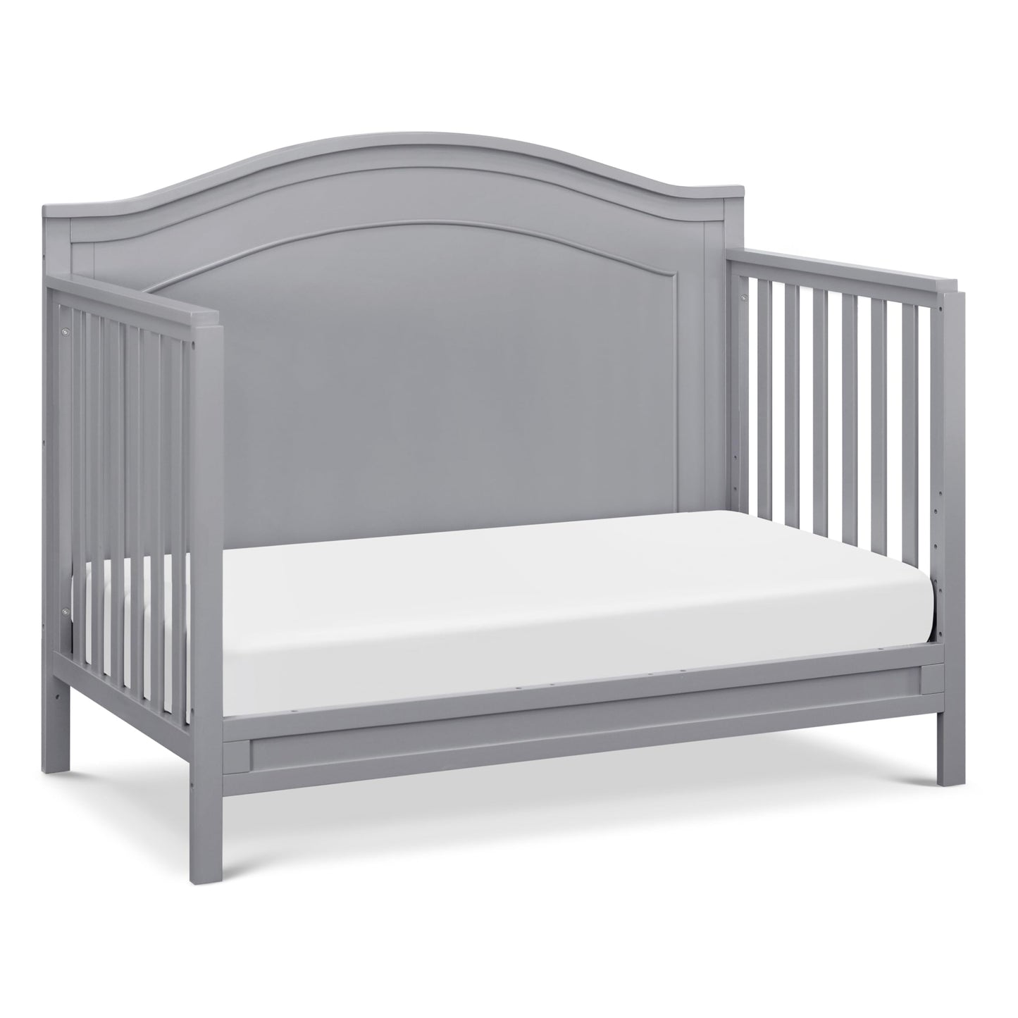 DaVinci Charlie 4-in-1 Convertible Crib in Grey, Greenguard Gold Certified