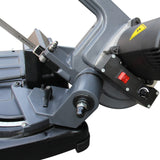 KAKA INDUSTRIAL BS-150 Portable Metal Cutting Bandsaw,5.9x5.5in Variable Speed Bandsaw,Angled Cut From 0-45 Degrees,Bench Band Saw 110V-60HZ-1PH KAKA INDUSTRIAL