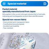 Dry & Dry 20 Gram [14 Packets] Orange Indicating Silica Gel Packets Desiccants - Food Safe Silica Packs, Silica Gel, Silica Packets, Desiccant Packs for Food Storage Dry & Dry