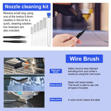 3D Printer Tools Kit, 3D Printing Accessory with 55Pcs Includes Deburring Tool, Digital Caliper, Art Knife Set, Tube Cutter, Storage Bag Suitable for 3D Print Removing, Cleaning KuanStore