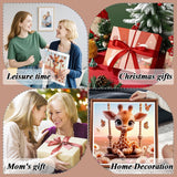 AMORARS 5D Diamond Painting Kit for Adults, Giraffe Swing Diamond Art Beginners - DIY Full Diamond Dot Animal Gem Art Paintings, Suitable Gifts, and Home Decoration Crafts, 12x12Inch AMORARS